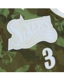 Allen Iverson Philadelphia 76ers Mitchell & Ness Hardwood Classics 1997/98 Ghost Green Swingman Jersey - Camo