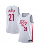 Joel Embiid Philadelphia 76ers Nike Unisex 2022/23 Swingman Jersey - City Edition - White