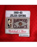 Julius Erving Philadelphia 76ers Mitchell & Ness 1982-83 Hardwood Classics Swingman Jersey - Red