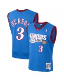 Allen Iverson Philadelphia 76ers Mitchell & Ness Hardwood Classics 2000-01 Swingman Jersey - Royal