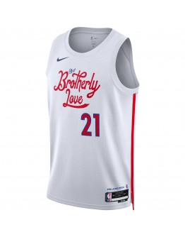 Joel Embiid Philadelphia 76ers Nike Unisex 2022/23 Swingman Jersey - City Edition - White