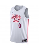 Tyrese Maxey Philadelphia 76ers Nike Unisex 2022/23 Swingman Jersey - City Edition - White