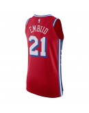 Joel Embiid Philadelphia 76ers Jordan Brand Authentic Player Jersey - Statement Edition - Red