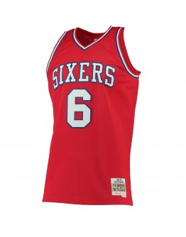 Julius Erving Philadelphia 76ers Mitchell & Ness 1982-83 Hardwood Classics Swingman Jersey - Red