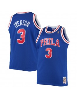 Allen Iverson Philadelphia 76ers Mitchell & Ness Big & Tall Hardwood Classics Swingman Jersey - Royal