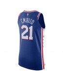 Joel Embiid Philadelphia 76ers Nike 2020/21 Authentic Player Jersey Royal - Icon Edition