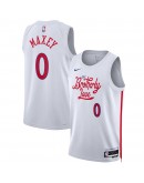 Tyrese Maxey Philadelphia 76ers Nike Unisex 2022/23 Swingman Jersey - City Edition - White