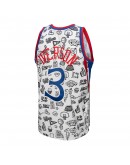 Allen Iverson Philadelphia 76ers Mitchell & Ness 1996/97 Swingman Jersey - White