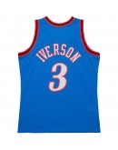 Allen Iverson Philadelphia 76ers Mitchell & Ness Hardwood Classics 1997/98 Tropical Swingman Jersey - Royal