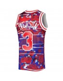 Allen Iverson Philadelphia 76ers Mitchell & Ness Hardwood Classics Lunar New Year Swingman Jersey - Red