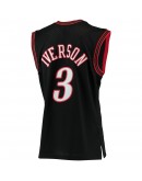 Allen Iverson Philadelphia 76ers Mitchell & Ness Big & Tall Hardwood Classics Jersey - Black