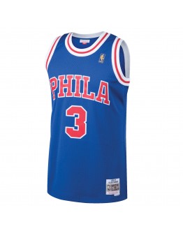 Allen Iverson Philadelphia 76ers Mitchell & Ness 1996-97 Hardwood Classics Swingman Jersey - Royal