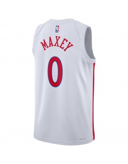 Tyrese Maxey Philadelphia 76ers Nike Unisex 2022/23 Swingman Jersey - City Edition - White