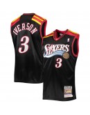 Allen Iverson Philadelphia 76ers Mitchell & Ness Hardwood Classics Authentic 2006 Jersey - Black