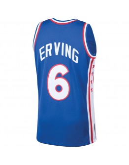 Julius Erving Philadelphia 76ers Mitchell & Ness 1976-77 Hardwood Classics Swingman Player Jersey - Royal