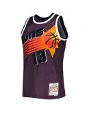 Steve Nash Phoenix Suns Mitchell & Ness Hardwood Classics Off-Court Swingman Jersey - Purple