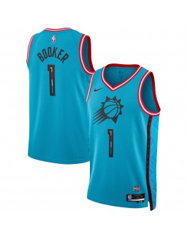 Devin Booker Phoenix Suns Nike Unisex 2022/23 Swingman Jersey - City Edition - Turquoise