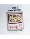 Stephon Marbury Phoenix Suns Mitchell & Ness 2001/02 Hardwood Classics Swingman Jersey - White