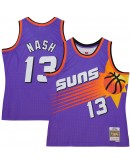 Steve Nash Phoenix Suns Mitchell & Ness Hardwood Classics 1996/97 Tropical Swingman Jersey - Purple