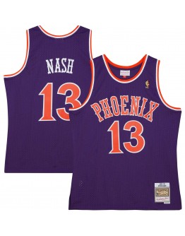 Steve Nash Phoenix Suns Mitchell & Ness 2001/02 Hardwood Classics Swingman Jersey - Purple