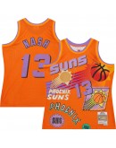 Steve Nash Phoenix Suns Mitchell & Ness 1996/97 Swingman Sidewalk Sketch Jersey - Orange