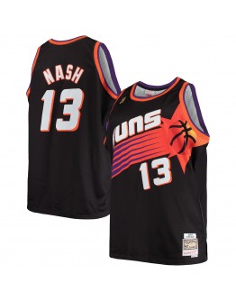 Steve Nash Phoenix Suns Mitchell & Ness Big & Tall Hardwood Classics Jersey - Black