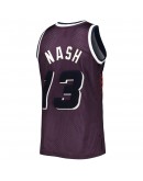 Steve Nash Phoenix Suns Mitchell & Ness Hardwood Classics Off-Court Swingman Jersey - Purple