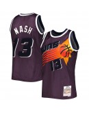 Steve Nash Phoenix Suns Mitchell & Ness Hardwood Classics Off-Court Swingman Jersey - Purple