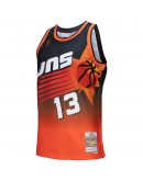 Steve Nash Phoenix Suns Mitchell & Ness 1996/97 Hardwood Classics Fadeaway Swingman Player Jersey - Orange/Black