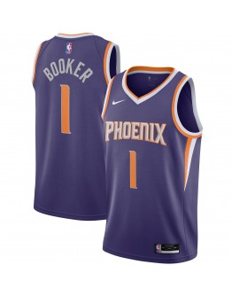 Devin Booker Phoenix Suns Nike 2020/21 Swingman Jersey - Purple - Icon Edition