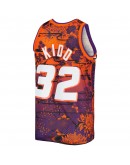 Jason Kidd Phoenix Suns Mitchell & Ness Hardwood Classics Lunar New Year Swingman Jersey - Orange