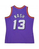 Steve Nash Phoenix Suns Mitchell & Ness Hardwood Classics 1996/97 Tropical Swingman Jersey - Purple