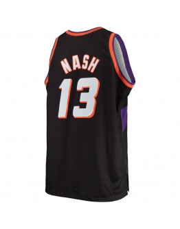 Steve Nash Phoenix Suns Mitchell & Ness Big & Tall Hardwood Classics Jersey - Black