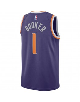 Devin Booker Phoenix Suns Nike 2020/21 Swingman Jersey - Purple - Icon Edition