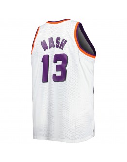 Steve Nash Phoenix Suns Mitchell & Ness Big & Tall Hardwood Classics 1996/97 Swingman Jersey - White