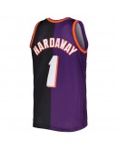 Penny Hardaway Phoenix Suns Mitchell & Ness Hardwood Classics 1999/00 Split Swingman Jersey - Purple/Black