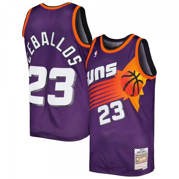 Cedric Ceballos Phoenix Suns Mitchell & Ness 1996-97 Hardwood Classics Swingman Jersey - Purple