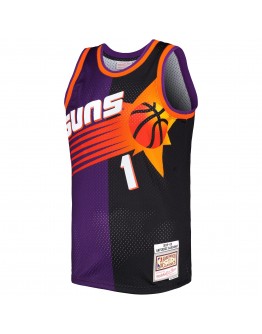 Penny Hardaway Phoenix Suns Mitchell & Ness Hardwood Classics 1999/00 Split Swingman Jersey - Purple/Black