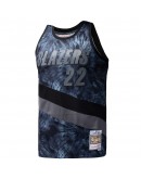 Clyde Drexler Portland Trail Blazers Mitchell & Ness Hardwood Classics 1991/92 Tie-Dye Swingman Jersey - Black