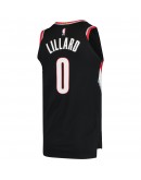 Damian Lillard Portland Trail Blazers Nike 2020/21 Authentic Jersey - Icon Edition - Black