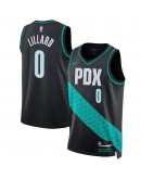 Damian Lillard Portland Trail Blazers Nike Unisex 2022/23 Swingman Jersey - City Edition - Black