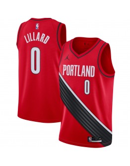 Damian Lillard Portland Trail Blazers Jordan Brand 2020/21 Swingman Jersey - Statement Edition - Red