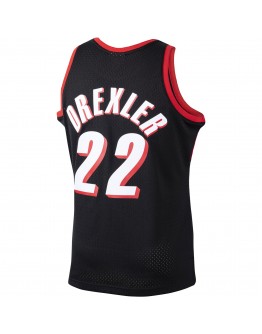 Clyde Drexler Portland Trail Blazers Mitchell & Ness 1991-92 Hardwood Classics Swingman Jersey - Black