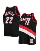 Clyde Drexler Portland Trail Blazers Mitchell & Ness Big & Tall Hardwood Classics Swingman Jersey - Black