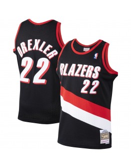 Clyde Drexler Portland Trail Blazers Mitchell & Ness 1991-92 Hardwood Classics Swingman Jersey - Black