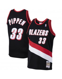 Scottie Pippen Portland Trail Blazers Mitchell & Ness 1999-00 Hardwood Classics Swingman Jersey - Black