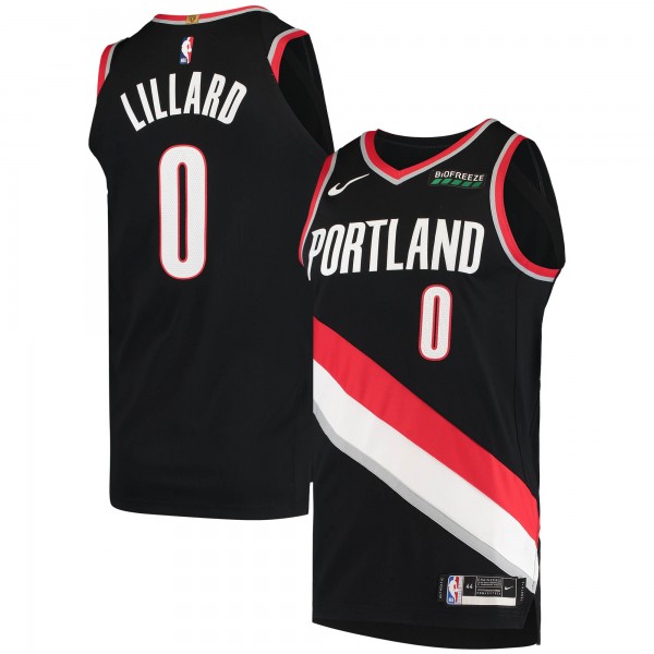 Damian Lillard Portland Trail Blazers Nike 2020/21 Authentic Jersey - Icon Edition - Black