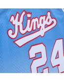 Reggie Theus Sacramento Kings Mitchell & Ness 1985/86 Hardwood Classics Fadeaway Swingman Player Jersey - White/Light Blue