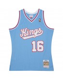 Peja Stojakovic Sacramento Kings Mitchell & Ness 2001/02 Hardwood Classics Swingman Jersey - Light Blue