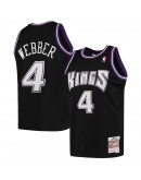 Chris Webber Sacramento Kings Mitchell & Ness Hardwood Classics 2000-01 Swingman Jersey - Black